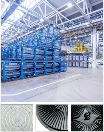 DOB Ultra-thin UFO Industrial Lights - Gambar 3